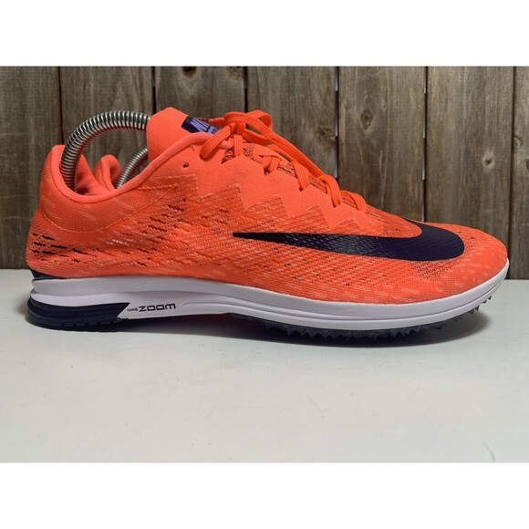 NIKE STREAK LT FLAT BRIGHT MANGO-BLACKENED BLUE MENS SHOE SZ 10 TRACK AND FIELD main image 5